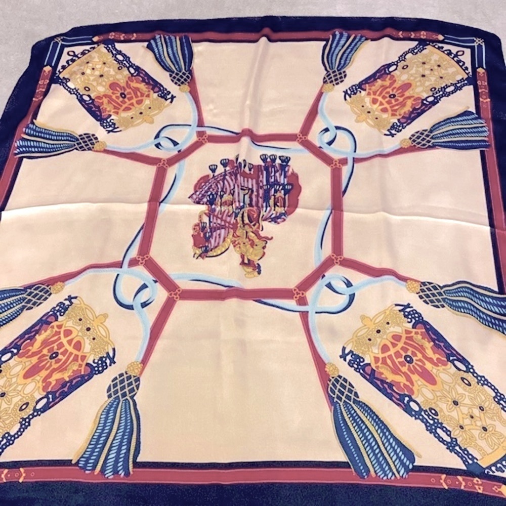 Silk Scarf Hand Rolled Edges